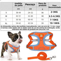 Guia e Colete para Cães e Gatos de Pequeno e Médio Porte