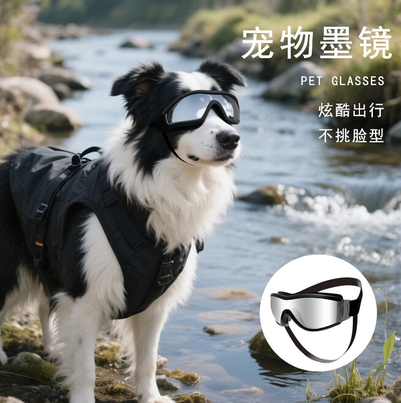 Óculos de Sol para Cães – Ajustáveis, com Proteção UV e Fáceis de Colocar – Ideais para Passeios ao Ar Livre, Viagens de Carro e Raças de Pequeno a Médio Porte